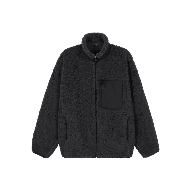 UNIQLO Velvet feel Coat Unisex Dark Gray-0