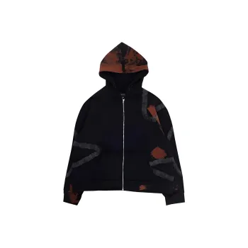Who Decides War Windowed Zip Up Hoodie