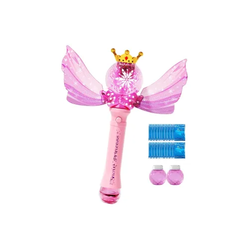 Yimi Princess Fairy Magic Wand, Fully Automatic Handheld Foaming Bubble Machines