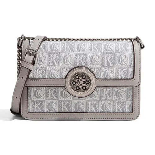 CLEVER& KETCH PU Small Square Bag, Crossbody Bag, Shoulder Bag Women's Gray