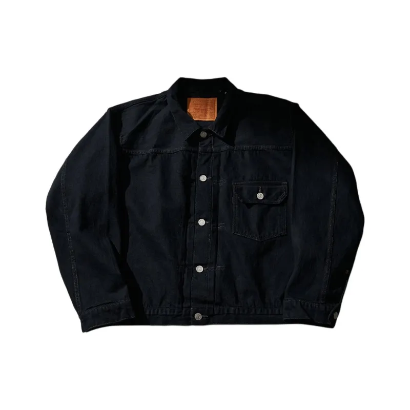 Levis Vintage Clothing Collection Denim Jackets Men Black-0