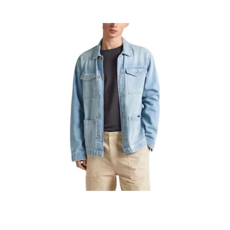 Pepe Jeans Denim Jacket Men's Blue-0