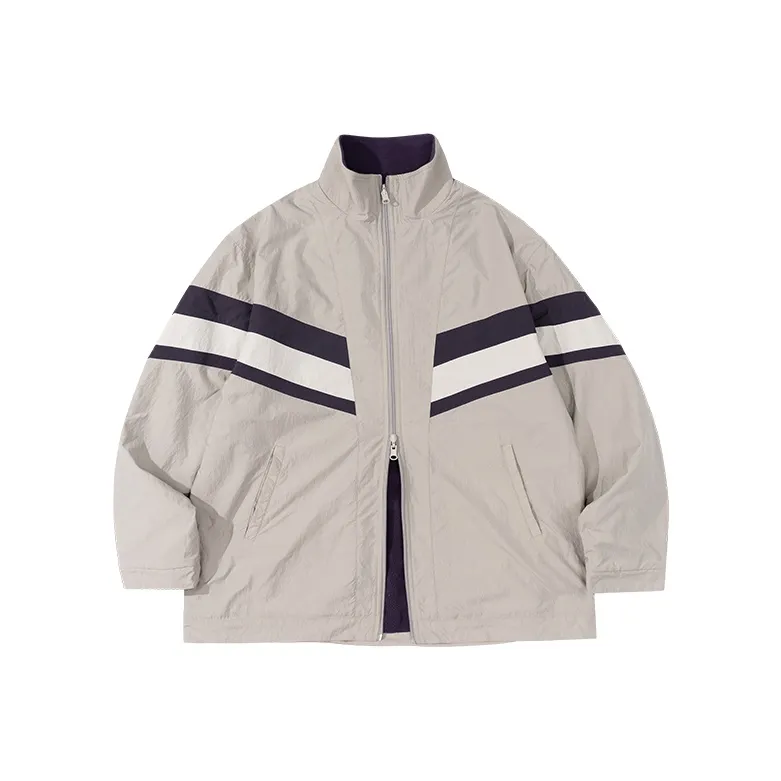 LR MADE Loose Fit Thickened And Fleece Lined Reversible Jacket Unisex-0
