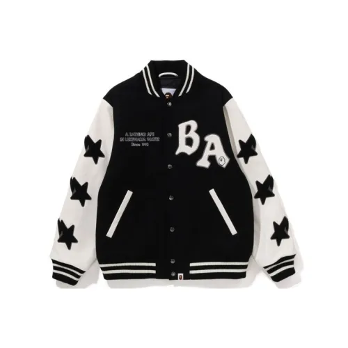 A BATHING APE A BATHING APE Relaxed Fit Varsity Jacket