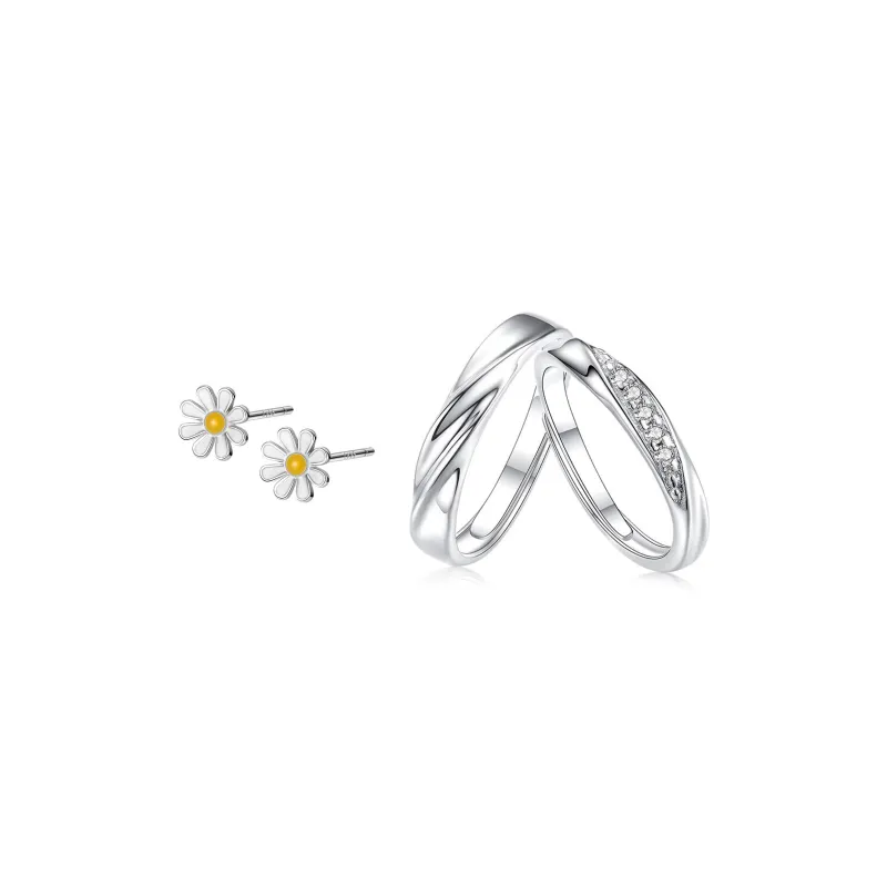 Kowloonko Couple's Rings Women's-6