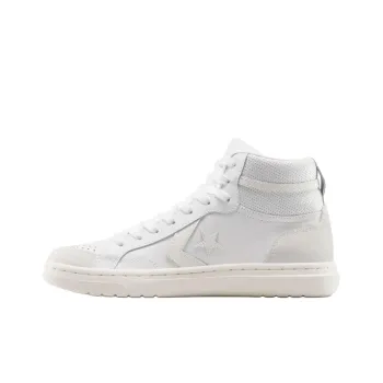 Converse Pro Blaze Classic Anti Slip Wear Resistant High Top Skateboard Shoes Unisex White