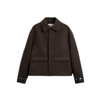 Nanushka X ZARA Nanushka Collaboration Jackets Men Dark Brown