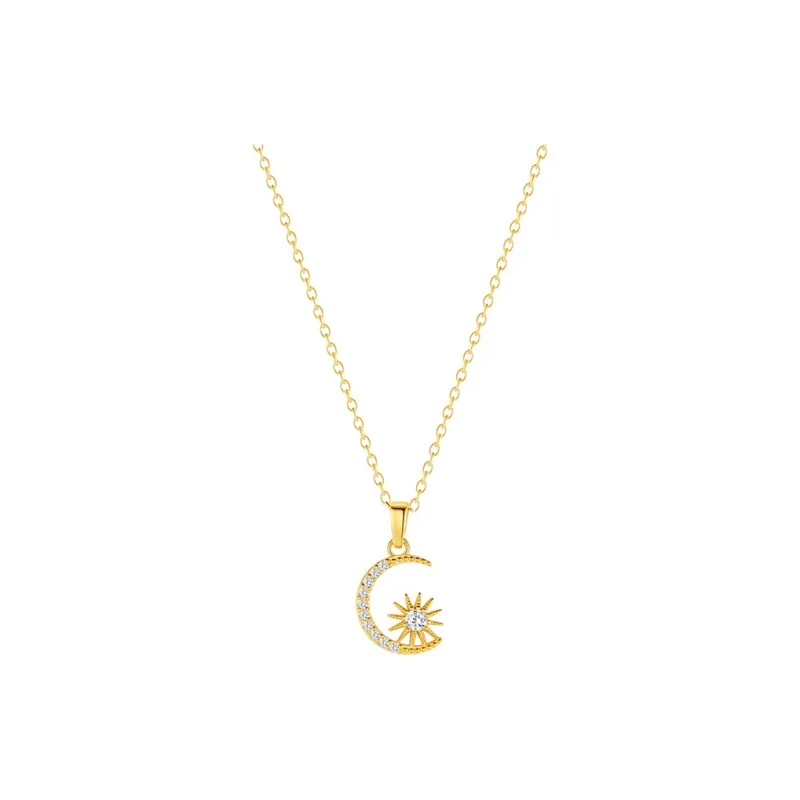 Heart Grass S925 Silver Necklaces Women's-0