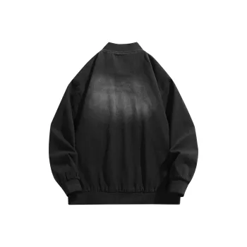 VniVerseVClub Denim Jacket Unisex Vintage Black