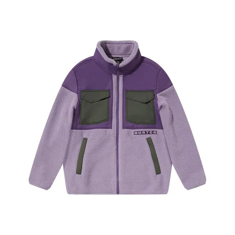 BURTON BASIC Velvet feel Coat Unisex Purple-0