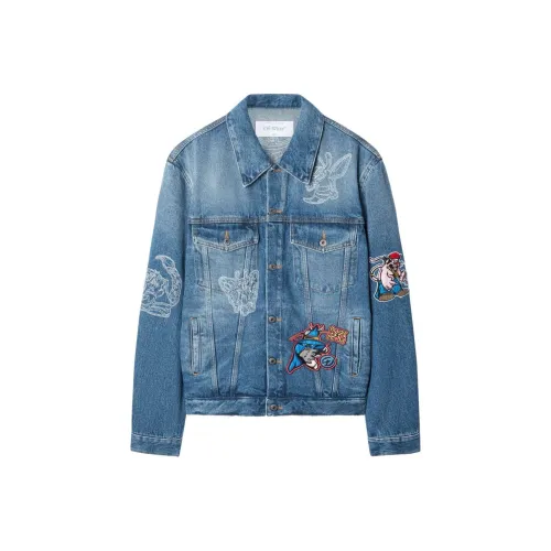 OFF WHITE Character Skate Denim Jacket