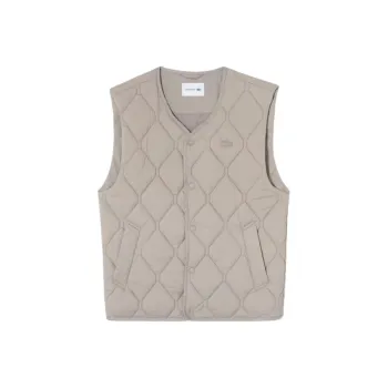 LACOSTE Vests Men Khaki