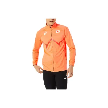 Asics National Team Authentic ACTIBREEZE Jackets Coats Men's Orange