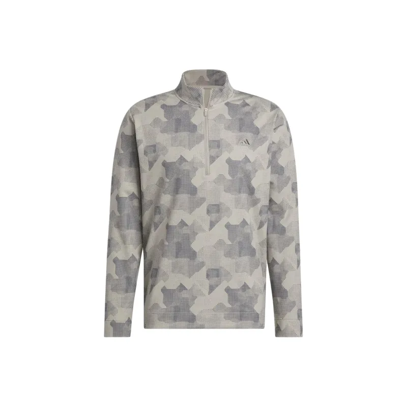 Adidas Free Shipping With AdiClub Go To Printed Quarter Zip Pullover-0
