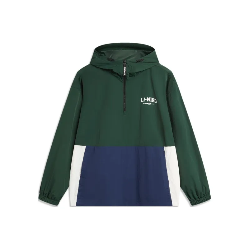LiNing Sports Life Collection Sun Protection Clothing Men's Vintage Green-0