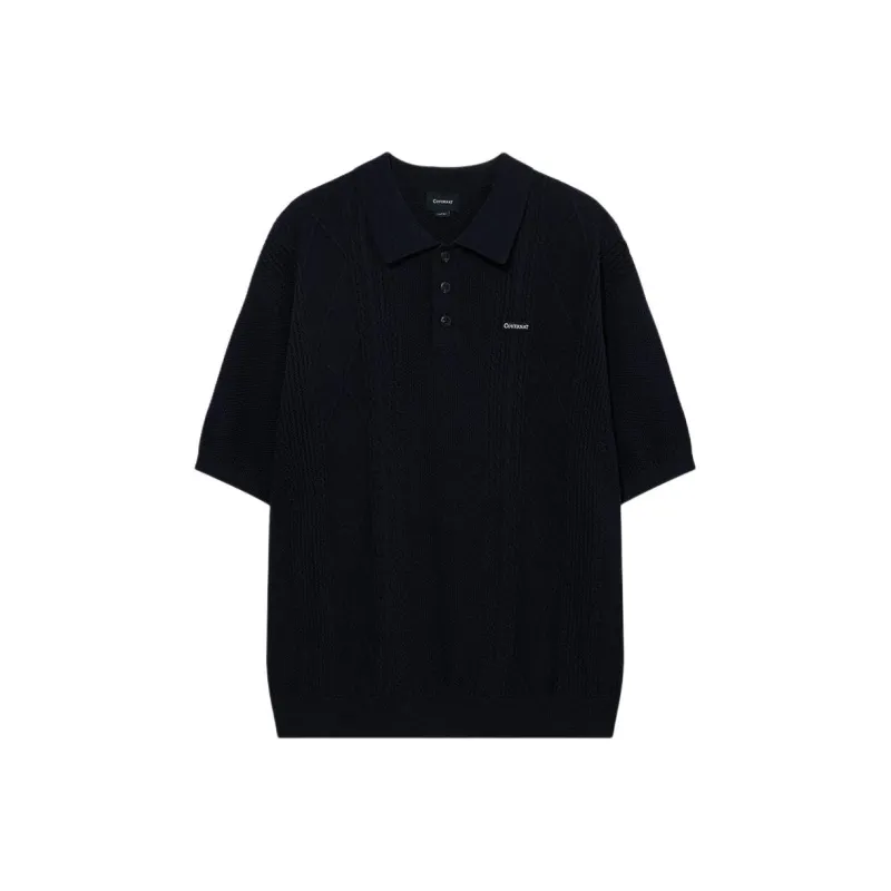 COVERNAT SS25 Polo Shirt Unisex Dark Marine Blue-0
