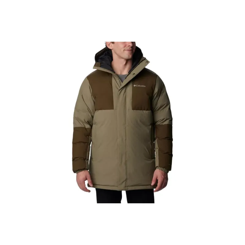 Columbia Aldercrest Hooded Down Parka Jackets Coats Men's Olive-0