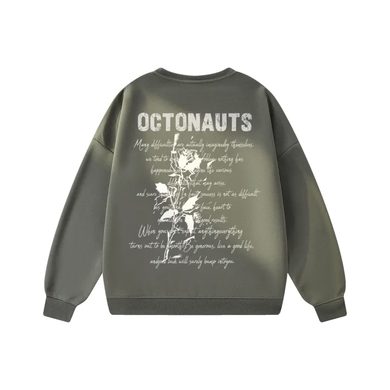 Small Columns Under The Sea Sweatshirt Unisex-8