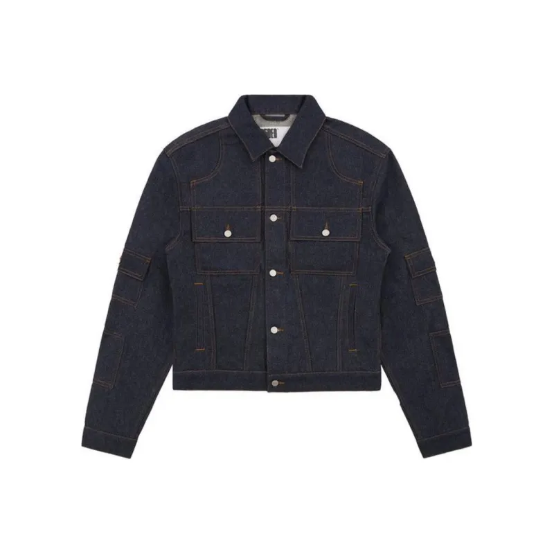Sp5der Denim V3 Truck Jacket-0
