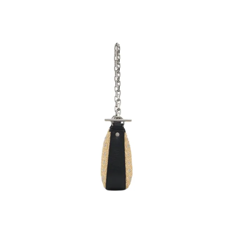 Alexander McQueen Polyamide Handbag Mini Women's Natural & Black-1