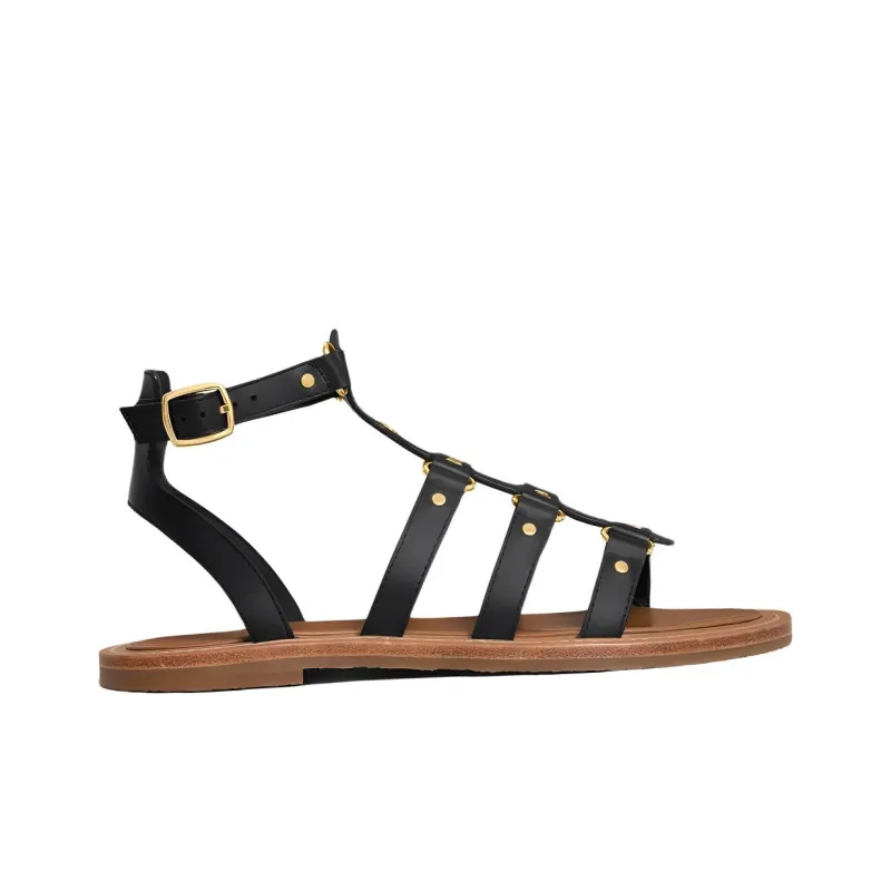 CELINE Lympia Roman Sandals Women's Black-1