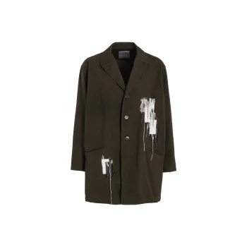 Yohji Yamamoto S'YTE FW24 Jackets Coats Unisex Khaki Green