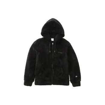 Champion Velvet feel Coat Japan Version Unisex Black