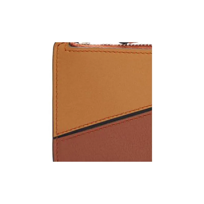 LOEWE Puzzle Cow Leather Card Holder Men's Multicolor-3