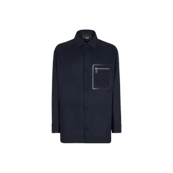 FENDI Jackets Men Blue