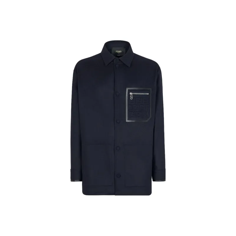 FENDI Jackets Men Blue-0