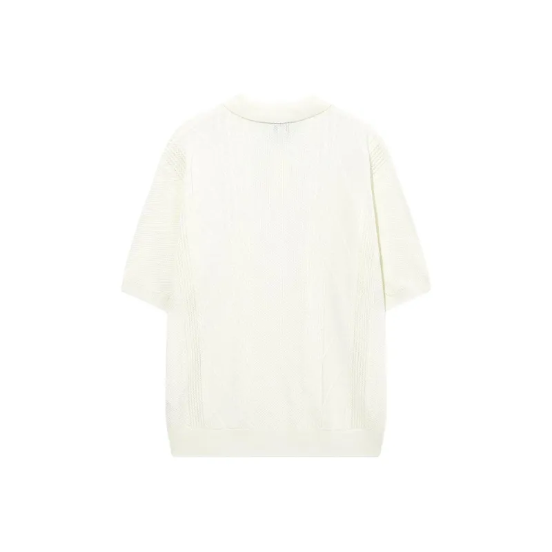 COVERNAT SS25 Polo Shirt Unisex Ivory-1