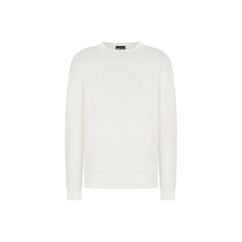 GIORGIO ARMANI Logo embroidered Jumper-0