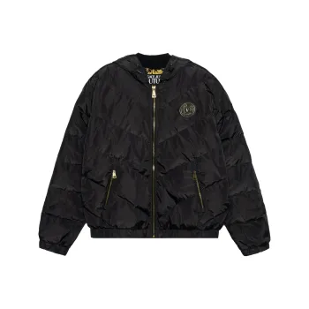 VERSACE JEANS COUTURE SS23 Down Jacket Men's Black