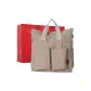 Khaki+Shopping Bag