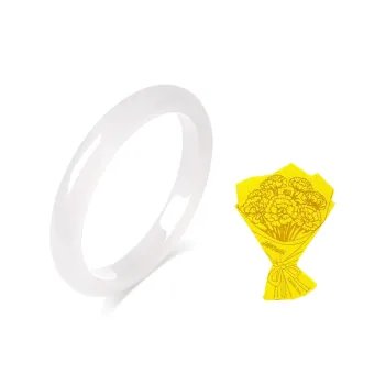 Fortune Gold Chalcedony Bangles Women's