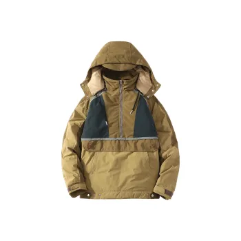 A SQUARE ROOT Puffer Jacket Unisex Apricot