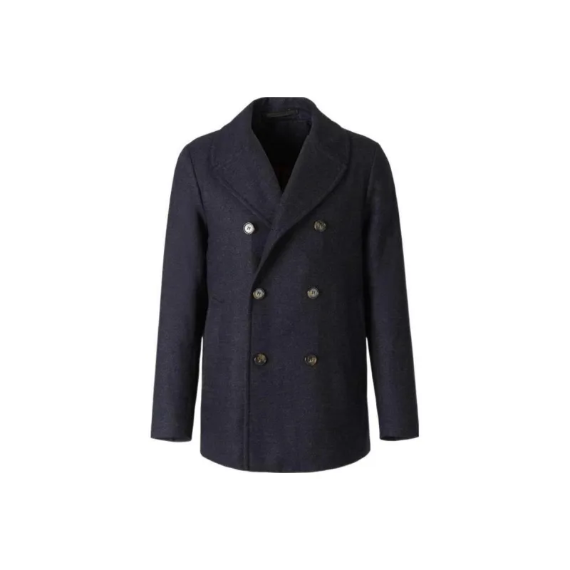 Loro Piana Coats Men Black-0