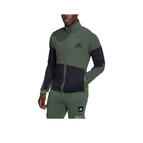 Adidas COLORBLOCK Jackets & Coats Men's Oxidized Green/Ink