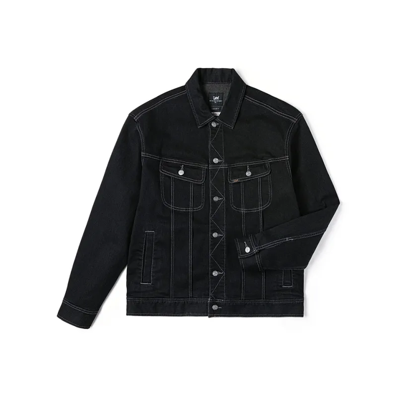 Lee Denim Jackets Men Black-0