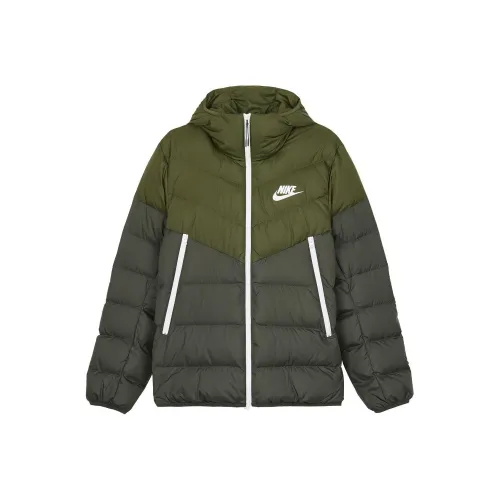 Nike Down Jacket Men's Olive Green