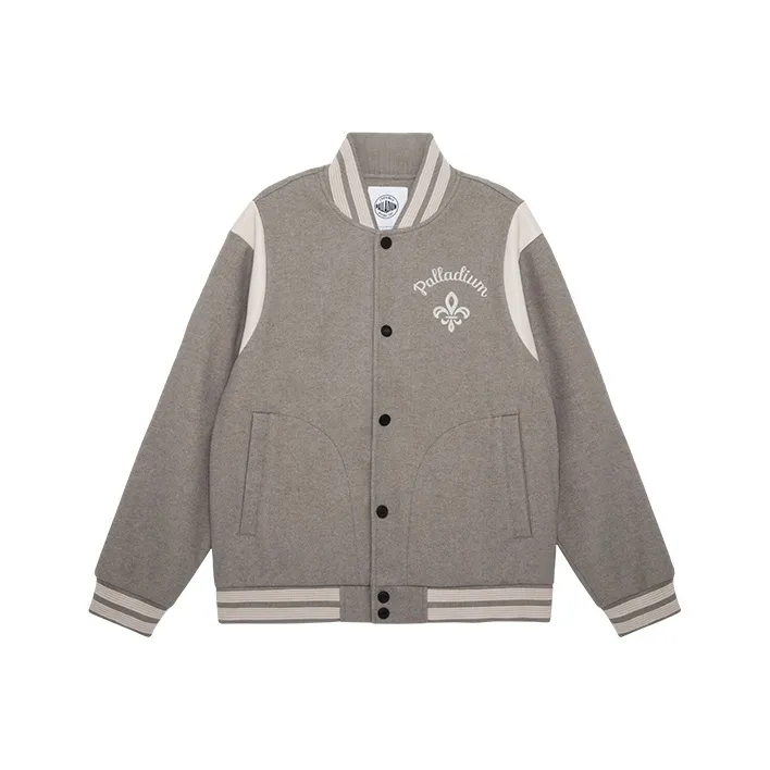 Palladium Baseball Jacket Men's Flint Gray-0