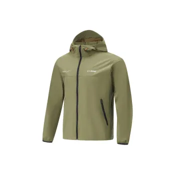 LiNing Smoothie Sun Protection Clothing Men's Army Canvas Green