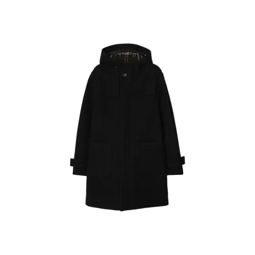 Burberry Long Sleeved Hooded Coat