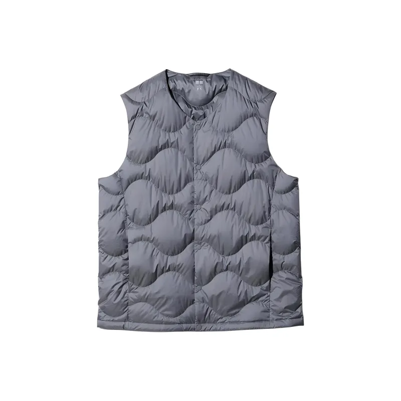 UNIQLO Vests Men Sky Gray-0