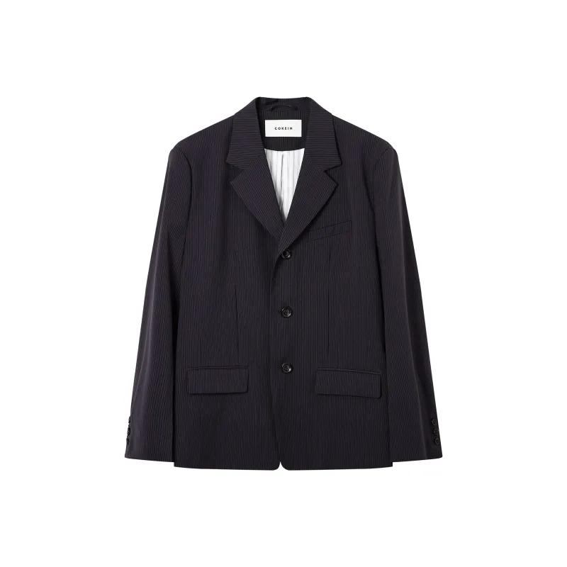 COKEIN SS25 Business Suit Men's Navy Blue-0