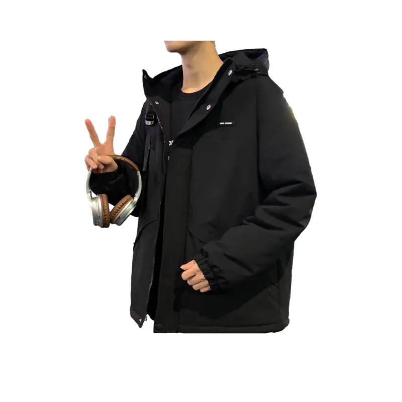 Tonlion Puffer Jacket Men's Black-0