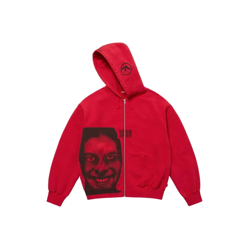 Supreme Aphex Twin Zip Up Hooded Sweatshirt-6