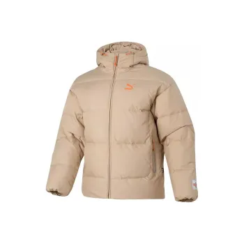 PUMA Printed Sports Down Jackets Men Brown
