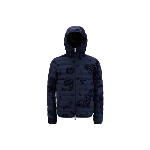 Moncler Down Jackets Men Blue
