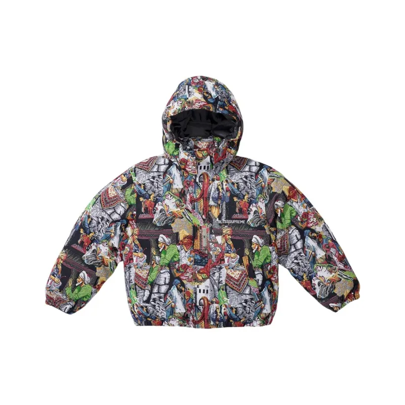 Supreme Bless Tapestry Down Puffer Jacket-0